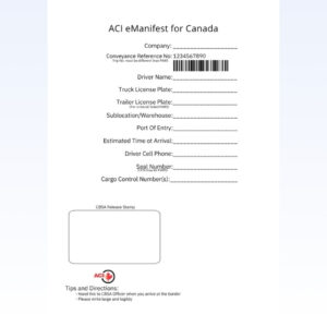 ACE eManifest Lead Sheets